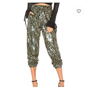 Cara Sequin Pant in Multi
